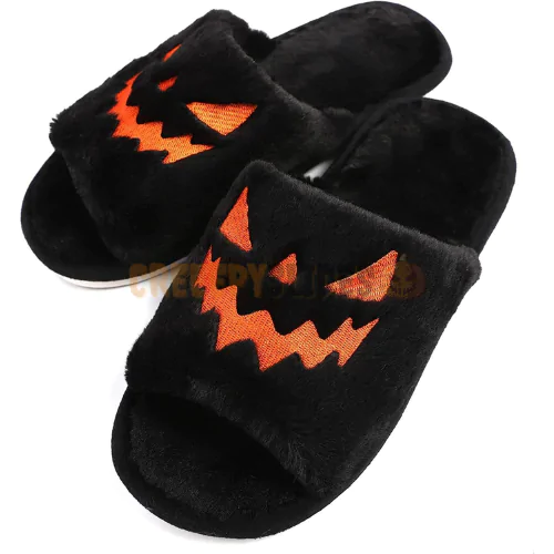 Elevatewellness4life Halloween Warm Home Slippers