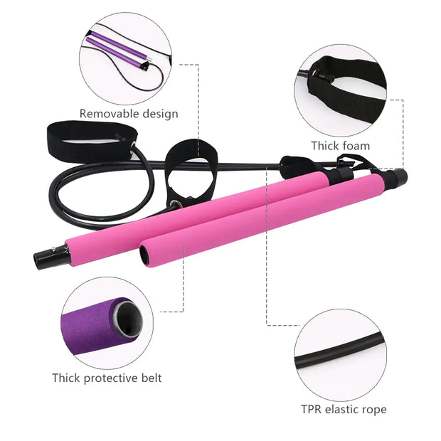 Elevatewellness4life Yoga Pilates Bar Stick